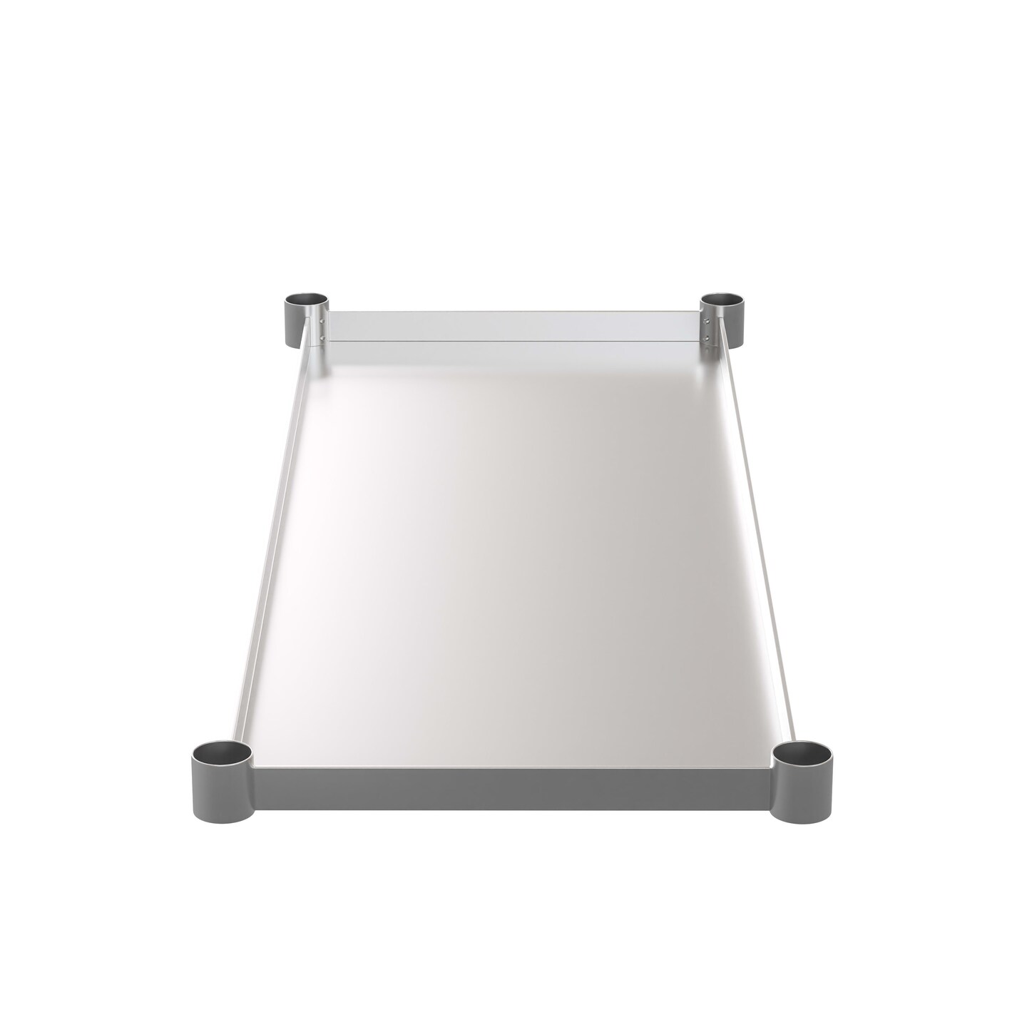 Emma and Oliver Under Shelf for Kitchen Prep and Work Tables - Adjustable Galvanized Lower Shelf for Stainless Steel Tables