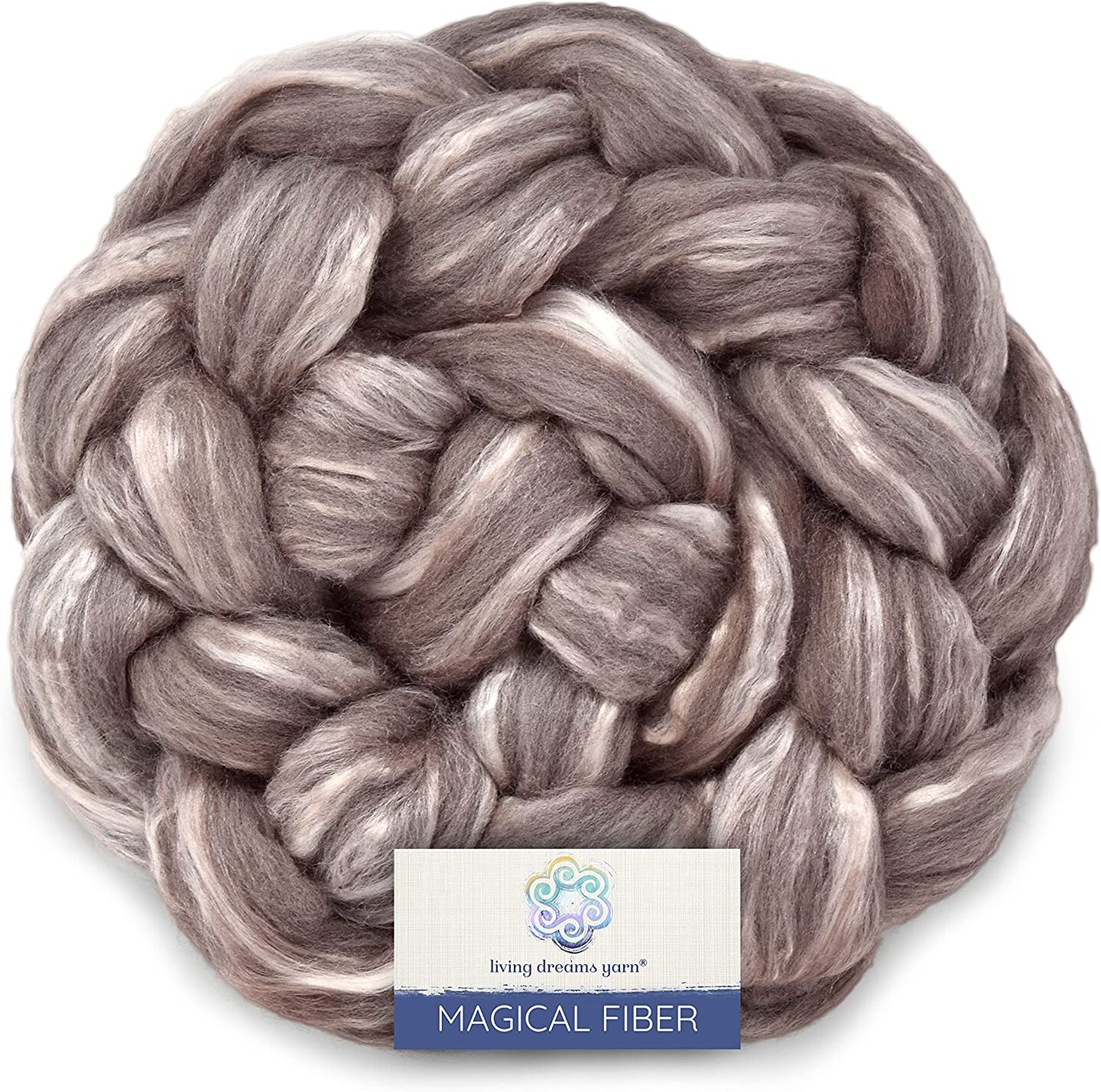 Magical Silk Merino Fiber. Hand Dyed Roving for Spinning & Felting.