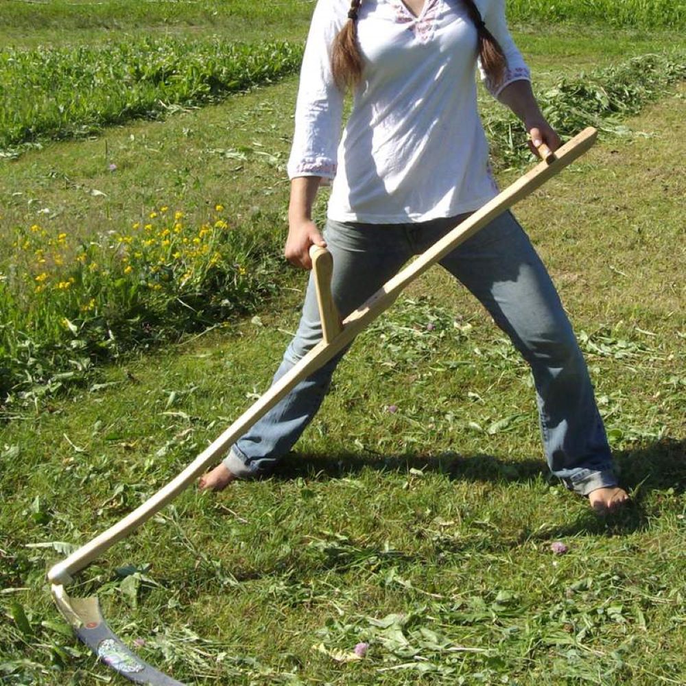 Old Fashioned Canadian Ash 66&#x22; Snath Handle Only Blade Sold Separately