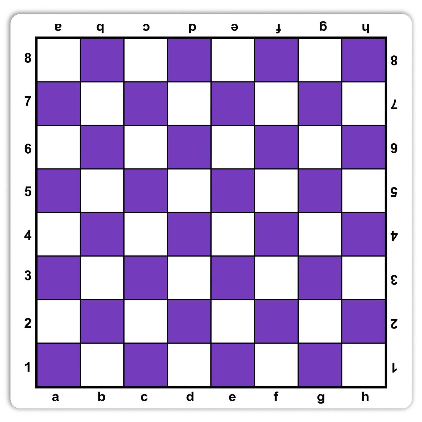 WE Games Mousepad Tournament Chess Board, 20 in.