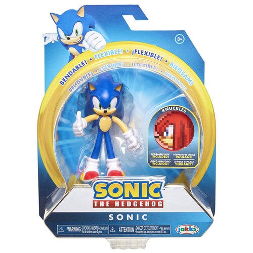 Jakks Pacific Action Figure - Sonic the Hedgehog - Sonic - 4 Inch - Wave 1