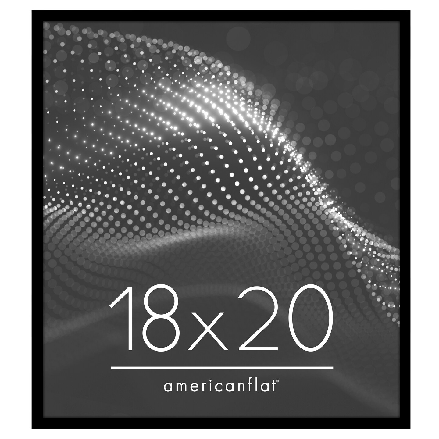 Americanflat Poster Frame - Perfect Frame for Photos and Artwork - Large Picture Frame - Polished Plexiglass - Hanging Hardware with Horizontal and Vertical Display