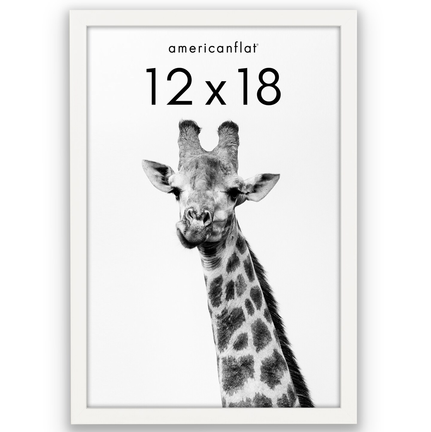 Americanflat Gallery-Style Picture Frame - Ideal Frame for Gallery Wall Display - Showcase Artwork, Prints, and Photos - Shatter Resistant Glass - Hanging Hardware with Drywall Anchor