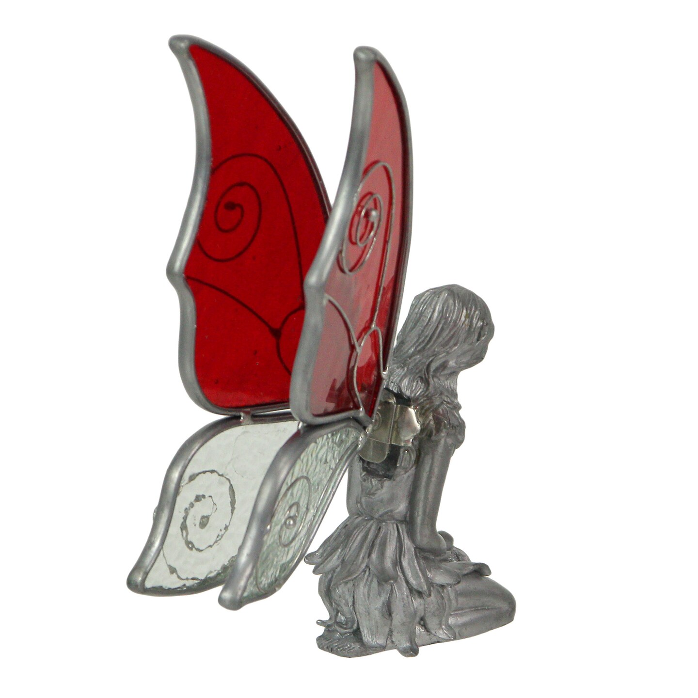 Kneeling Fairies Pewter Figurines