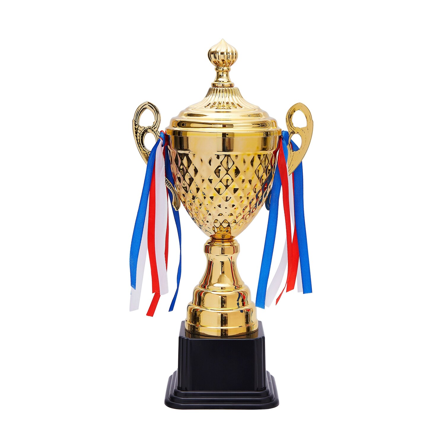 Large Gold Trophy Cup for Sports Championships, Tournaments, Award Competitions, Spelling Bee (15.2 x7.5 x 4.75 in)