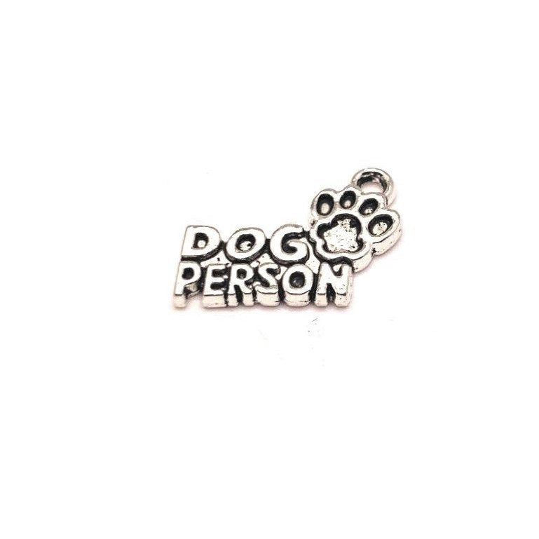 4, 20 or 50 Pieces Silver Dog Person Pet Charms Michaels