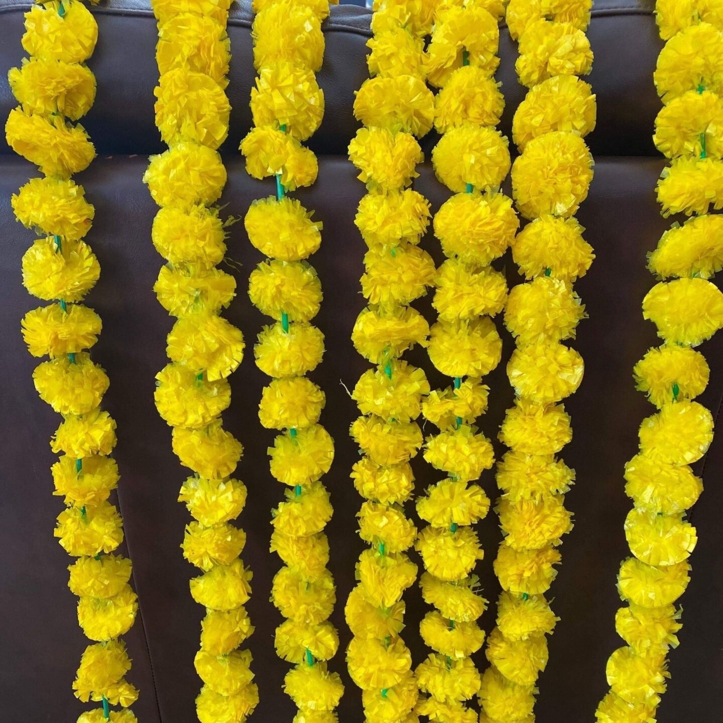 5ct Artificial Marigold Strings, Ugadi Decoration, Indian Decor Michaels