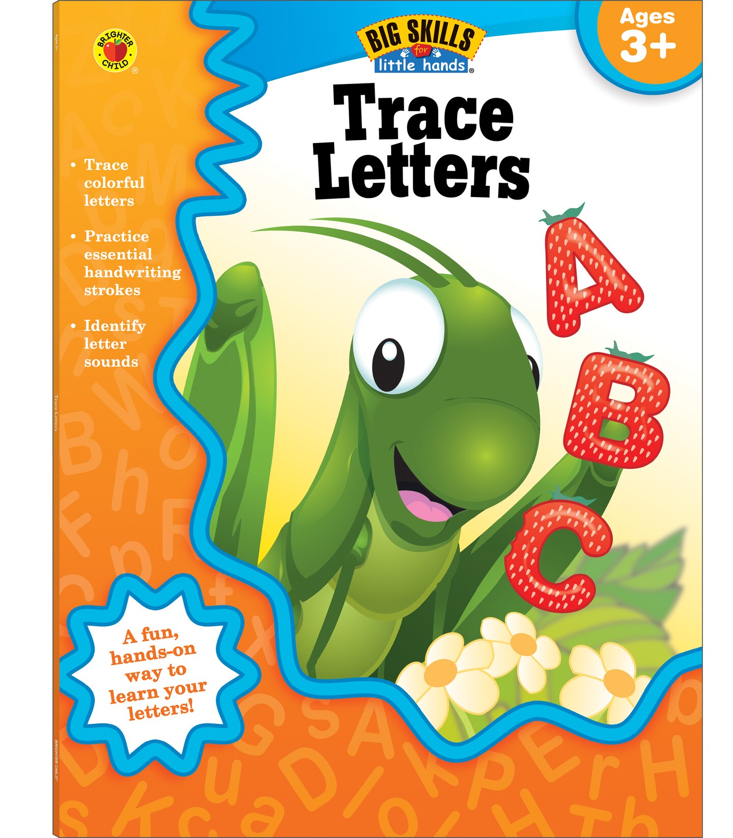 Carson Dellosa Trace Letters Handwriting Workbook for Kids Ages 3+, Preschool &#x26; Kindergarten Handwriting Practice, Letter Tracing &#x26; Sound Recognition Skills (Big Skills for Little Hands&#xAE;)