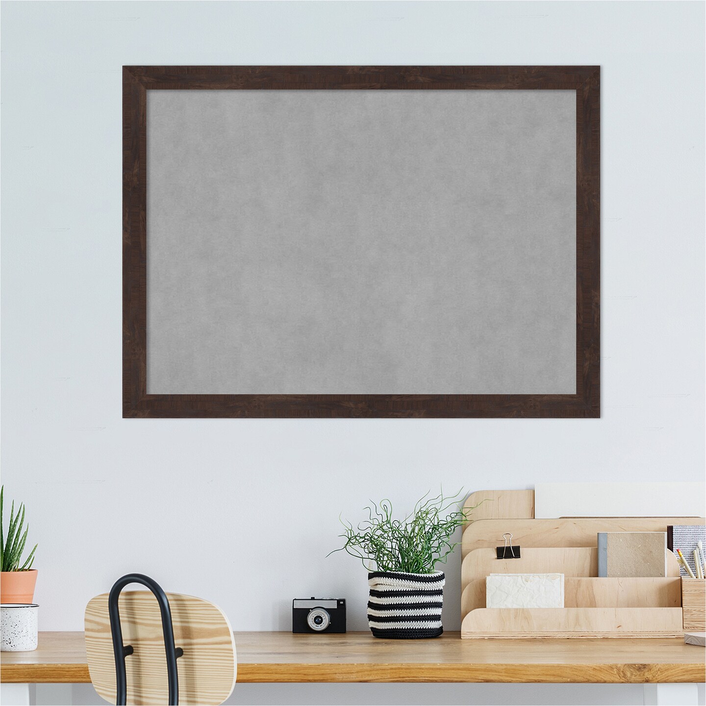 Fresco Wood Framed Magnetic Board