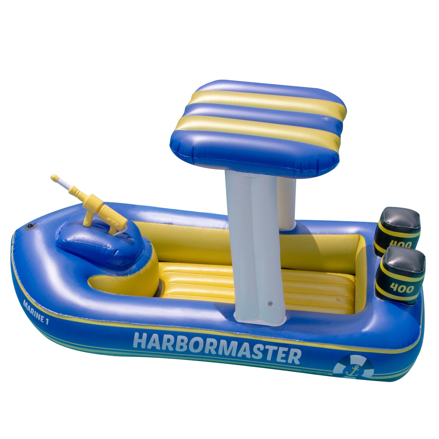 Swimline Harbor Master Patrol Boat with Pump Squirter Swimming Pool Float - 67"