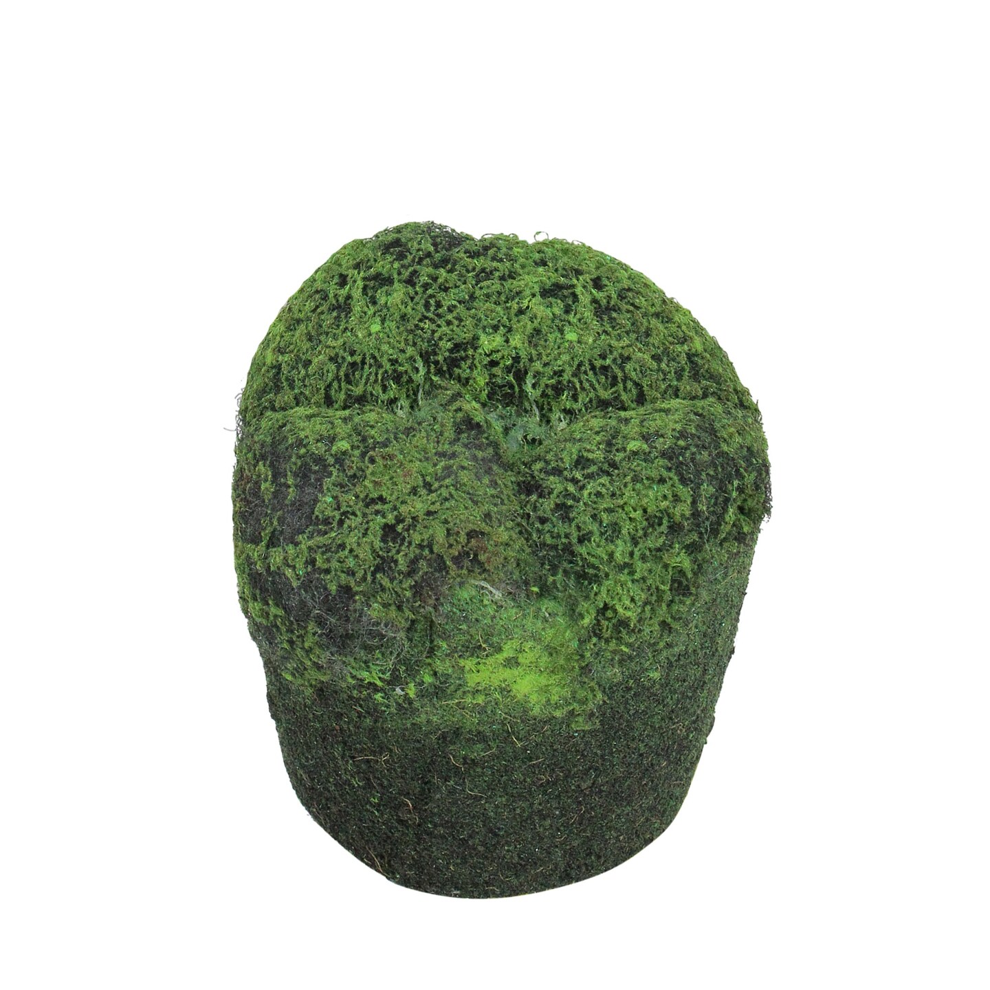Allstate 3.5 Green and Black Artificial Moss Christmas Soil Planter