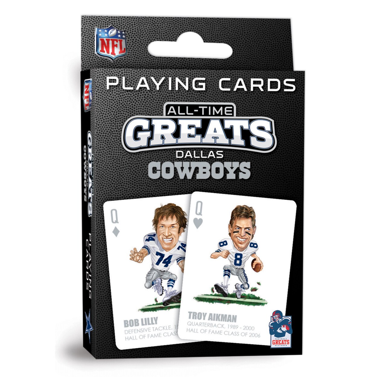 Masterpieces Officially Licensed NFL Dallas Cowboys Playing Cards - 54 Card Deck for Adults