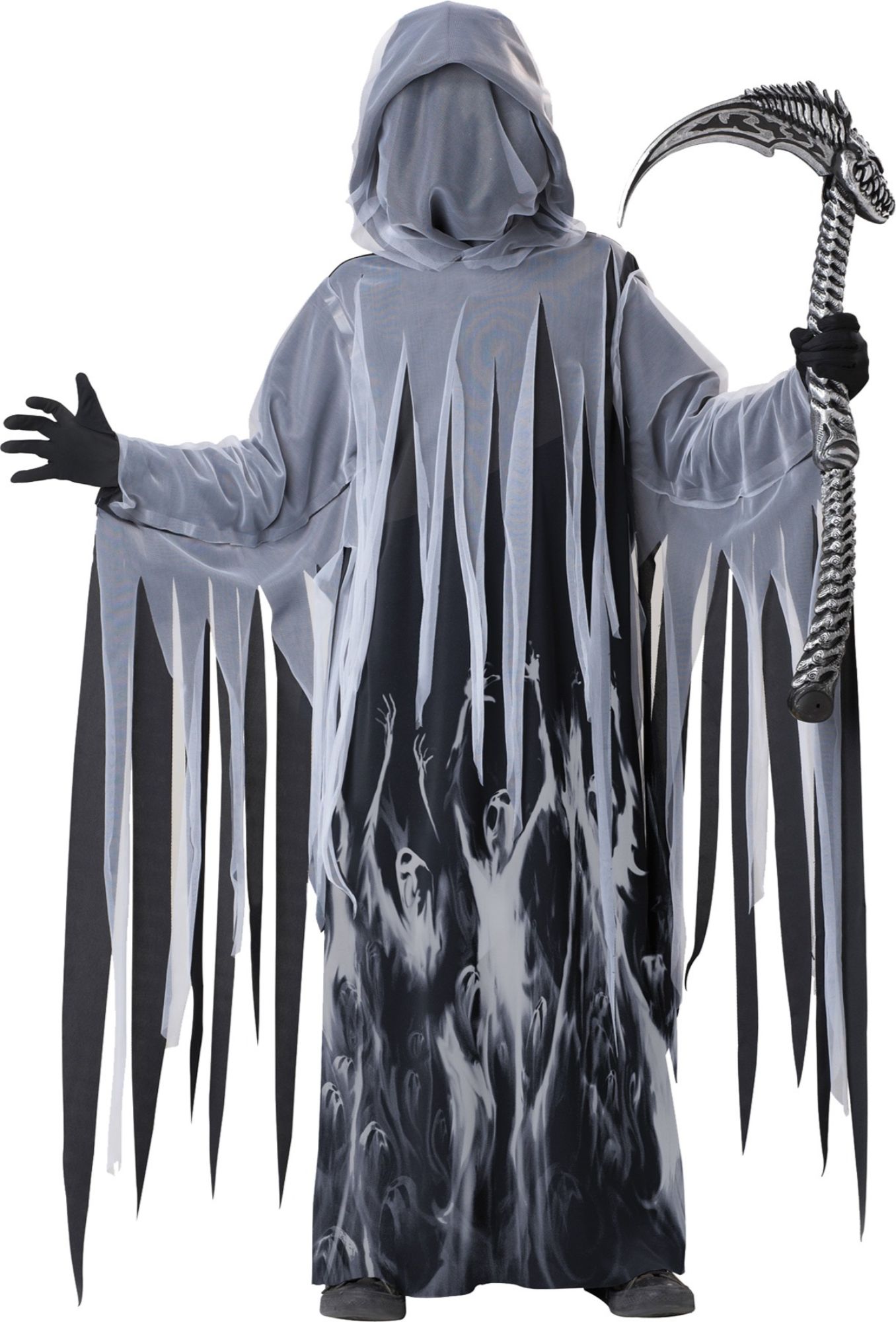 The Costume Center Gray and Black Soul Taker Child Halloween Costume - Large