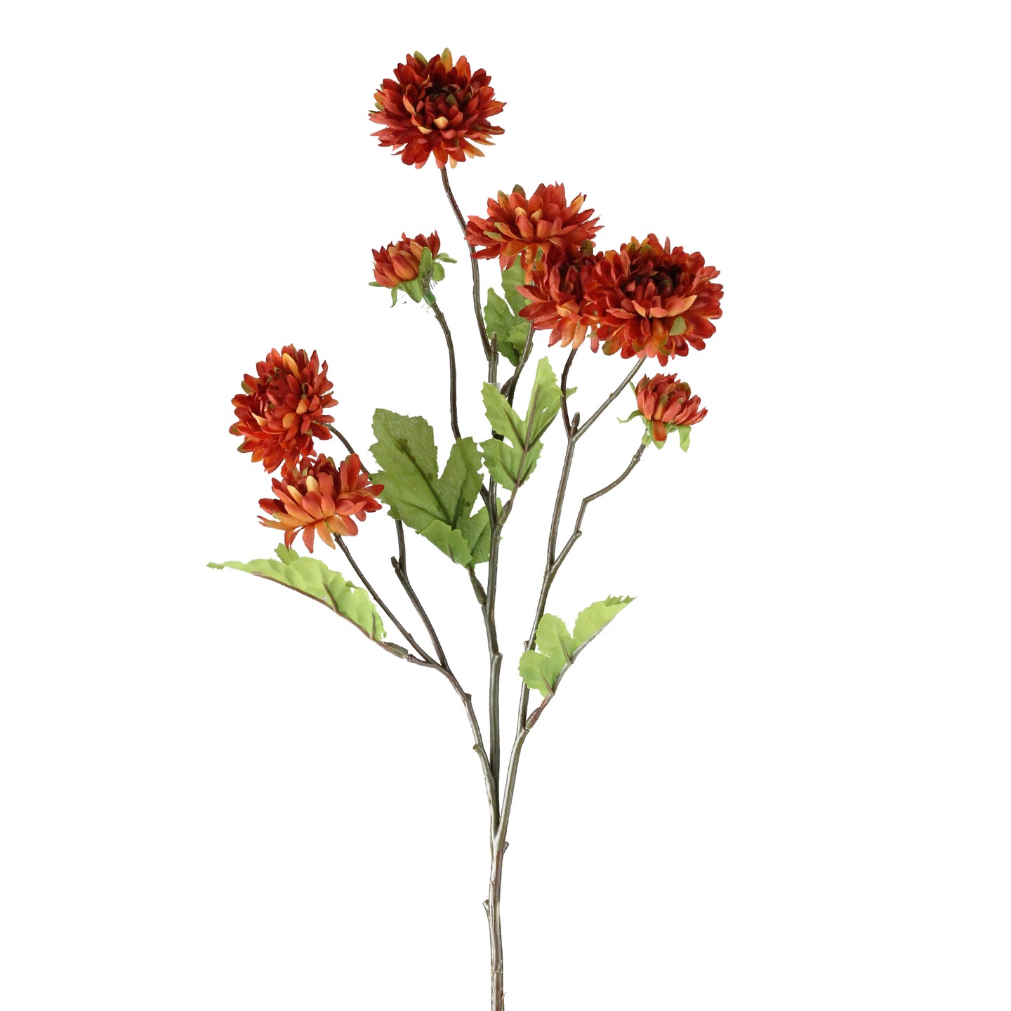 CC Home Furnishings 26" Rusty Orange Colored Artificial Chrysanthymum