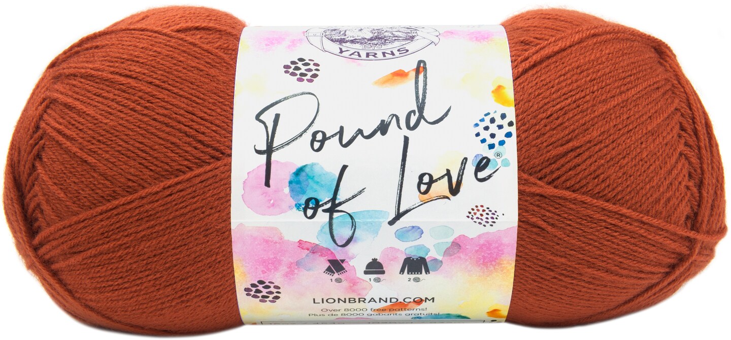 Lion Brand Pound Of Love Yarn-Pumpkin Spice
