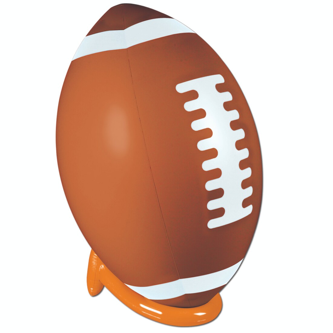 Party Central 39&#x22; Brown and White Inflatable Superbowl Footballs