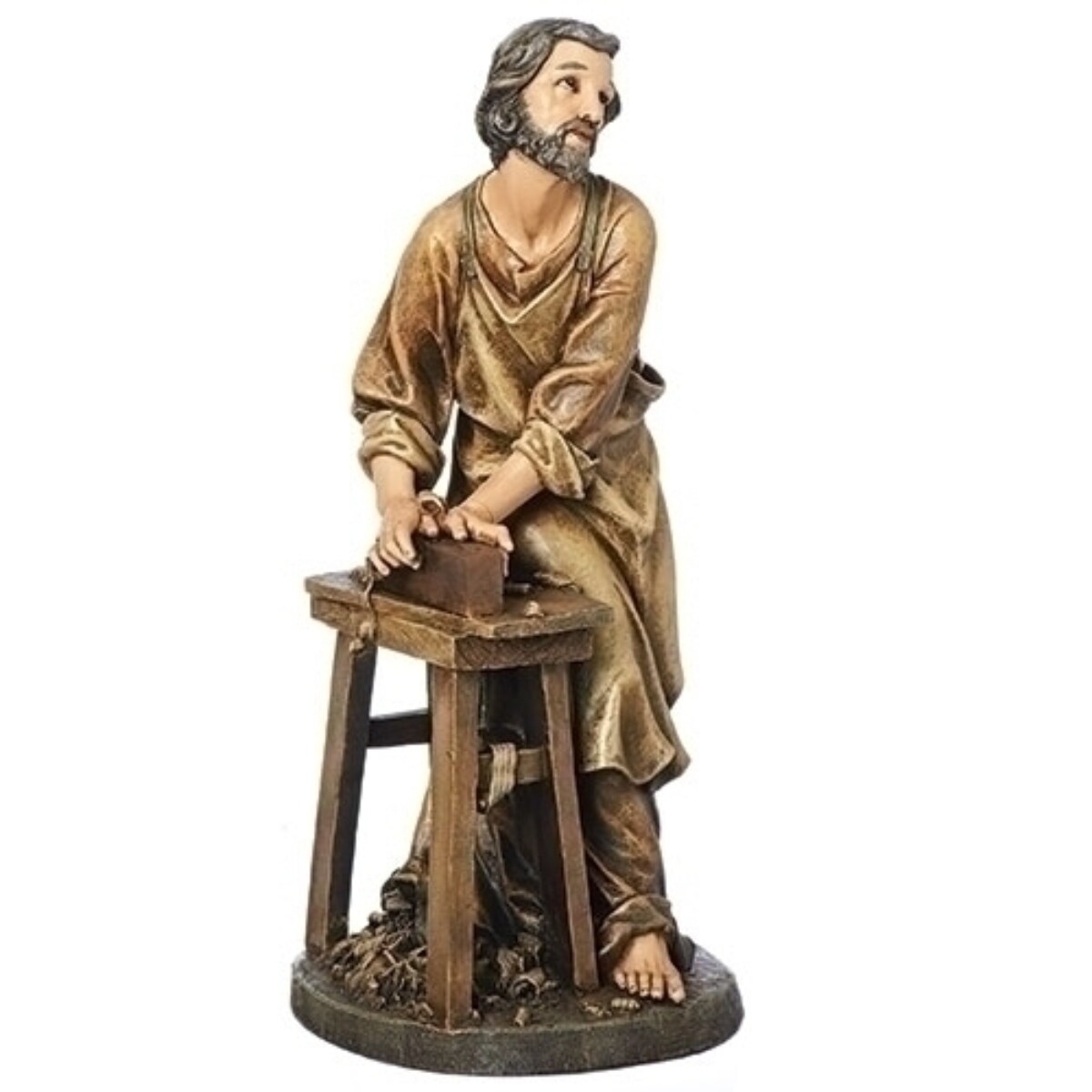 Roman Joseph's Studio Collection Joseph the Woodworker Figurine - 17.75"