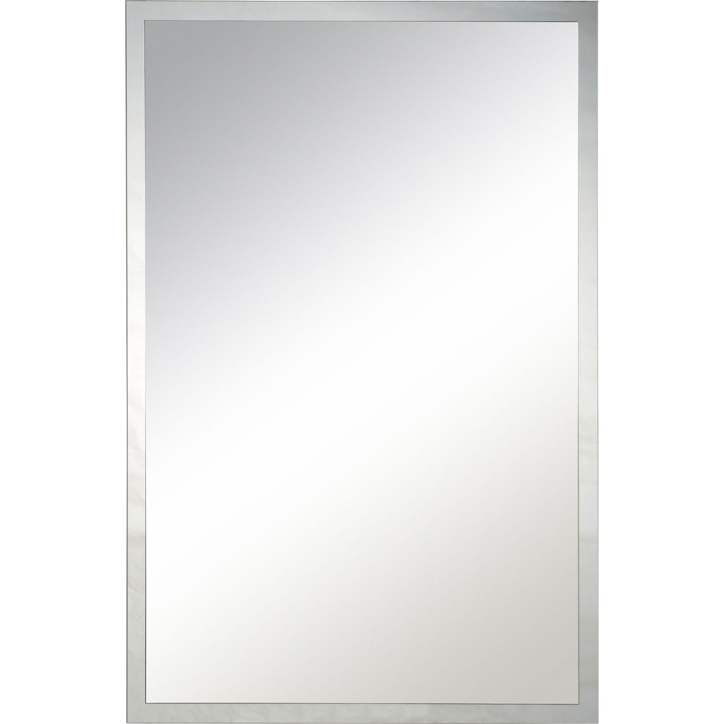 Signature Home Collection 36" Glass Framed Rectangular Wall Mirror