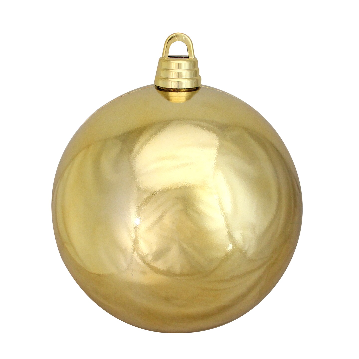 Northlight Shiny Shatterproof Commercial Christmas Ball Ornament - 12" (300mm) - Vegas Gold