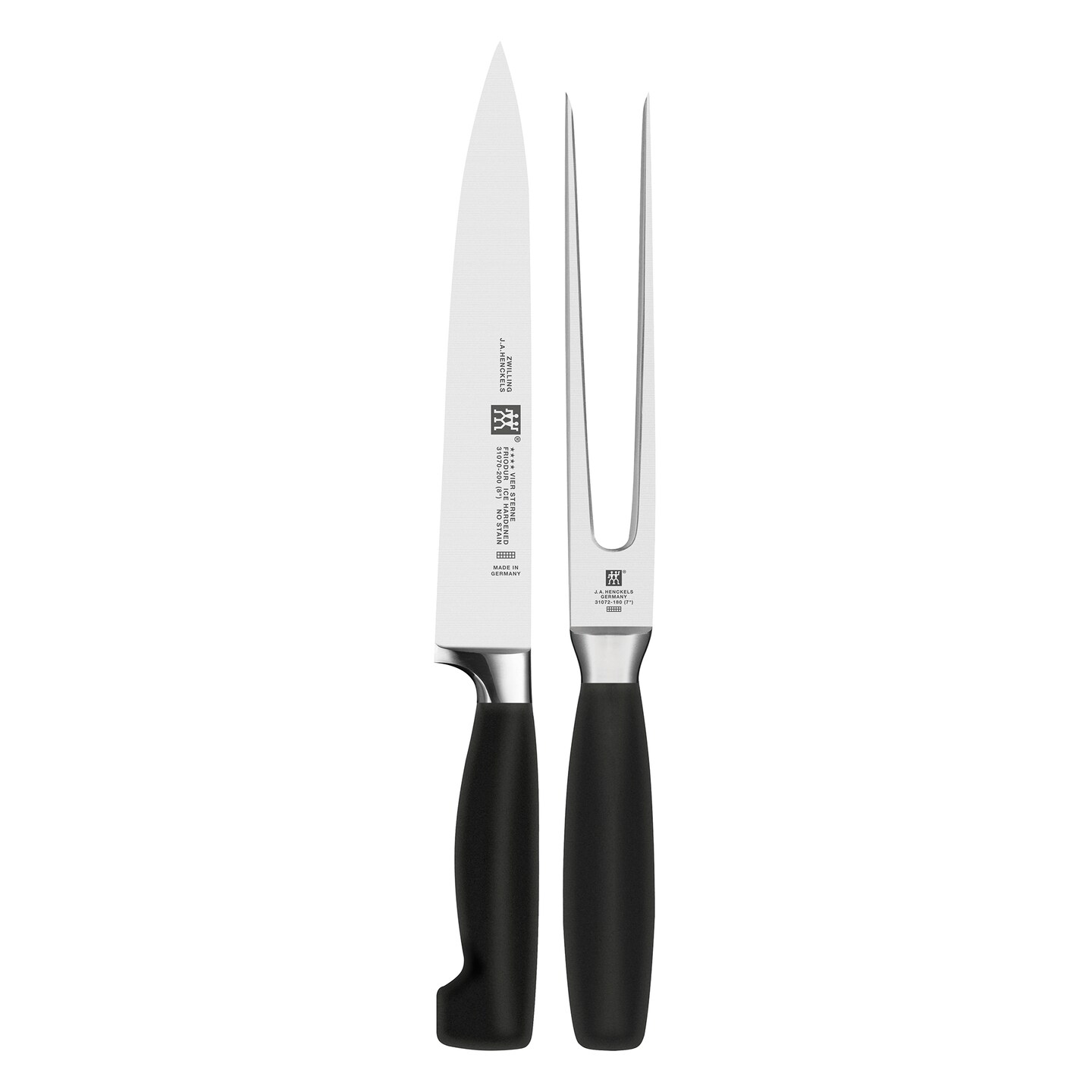 ZWILLING Four Star 2-pc Carving Knife &#x26; Fork Set