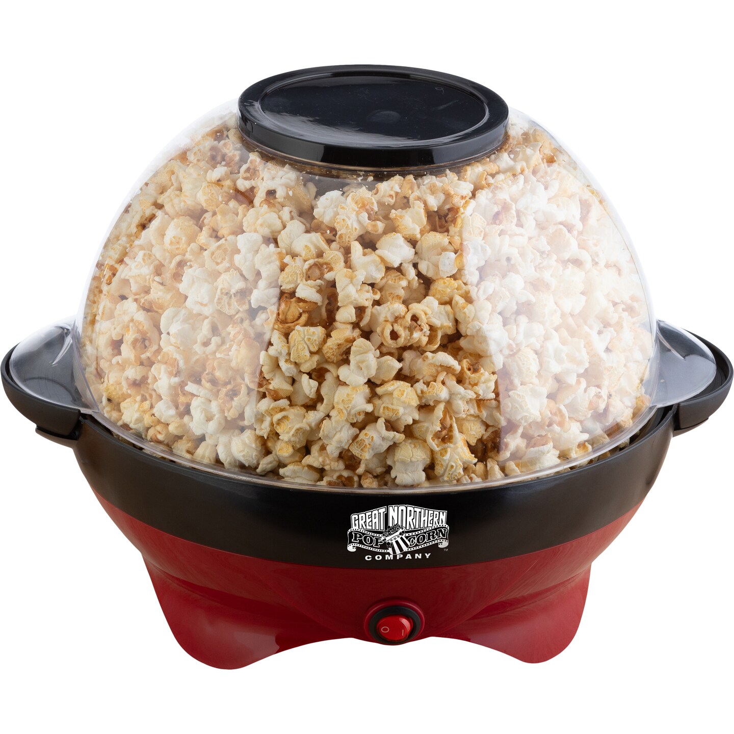 Great Northern Electric Popcorn Maker Machine With Stirrer 24-Cup Serving Bowl