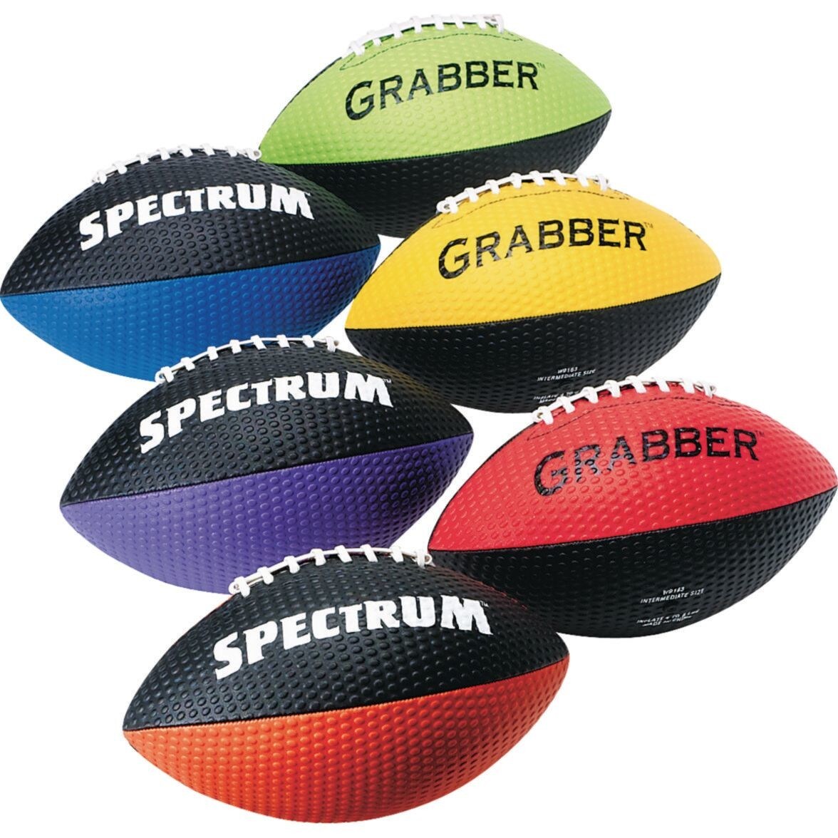 Spectrum&#x2122; Grabber Football Set, 10-1/2&#x22;L (Set of 6)