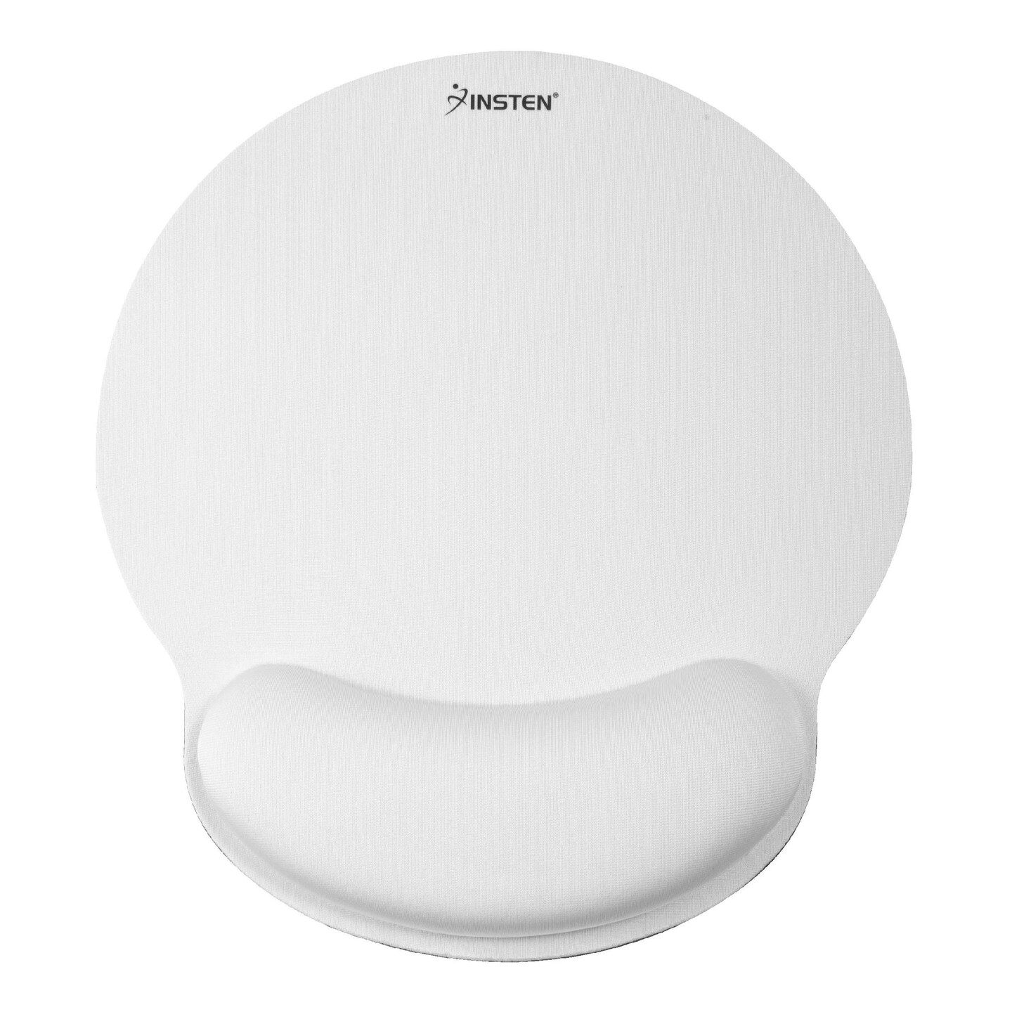 Insten Mouse Pad with Wrist Support Rest, Ergonomic Support, Pain Relief Memory Foam, Non-Slip Rubber Base for Gaming Home Office, White