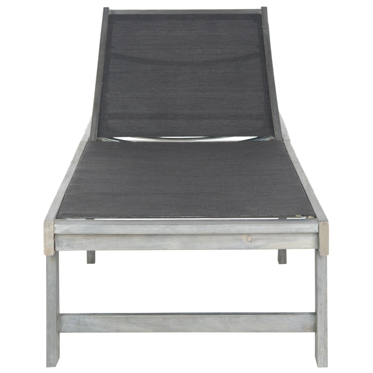Safavieh Outdoor Collection Manteca Lounge Chair Ash Grey