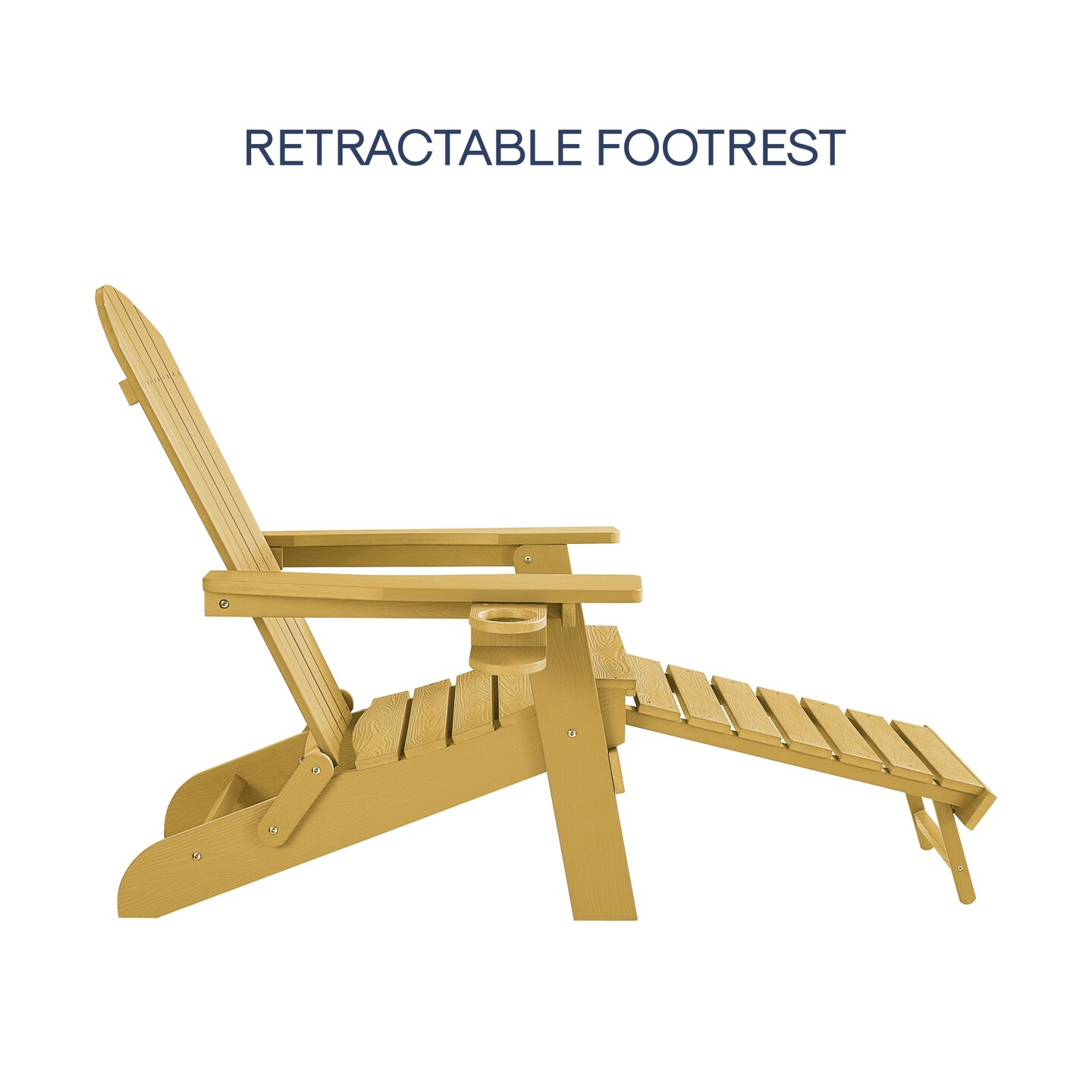 Taven Adirondack Chair With Cup Holder