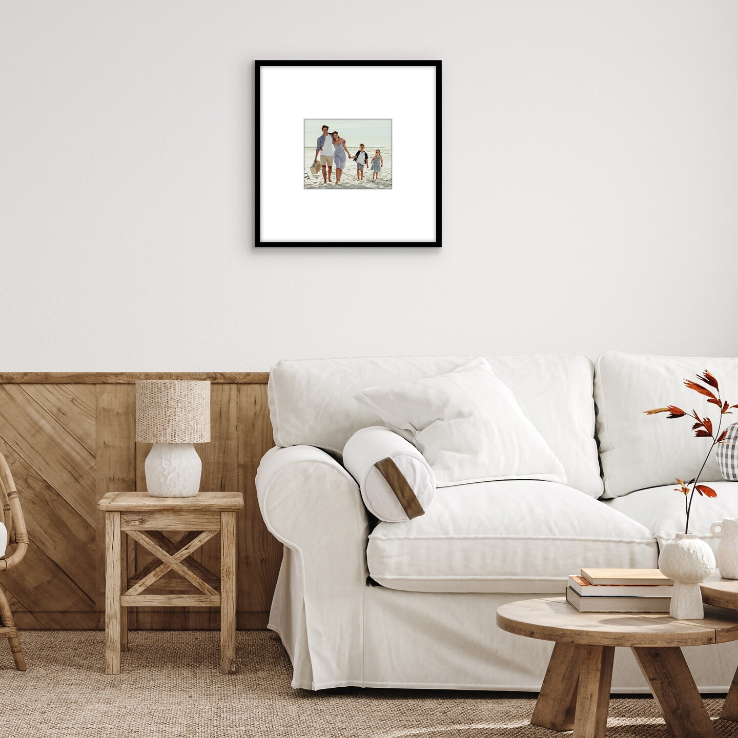 Americanflat Picture Frame with Oversized Mat