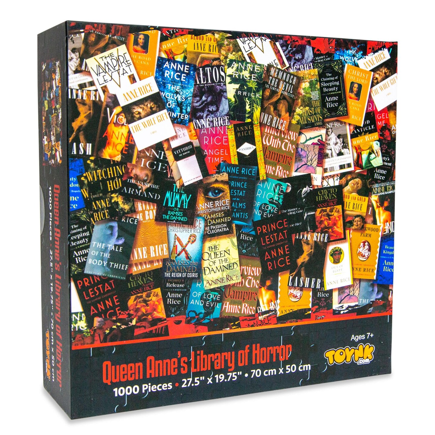 Queen Anne&#x27;s Library of Horror Books 1000-Piece Jigsaw Puzzle | Toynk Exclusive