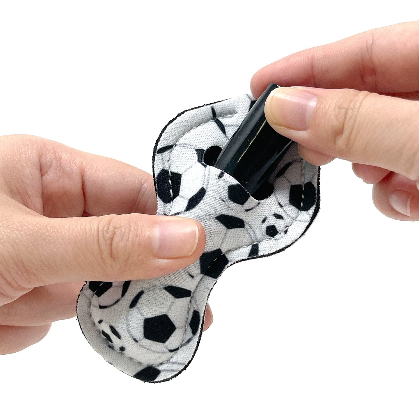 Wrapables 10 Pack Chapstick Holder Keychain with 10 Pieces Metal Clasps