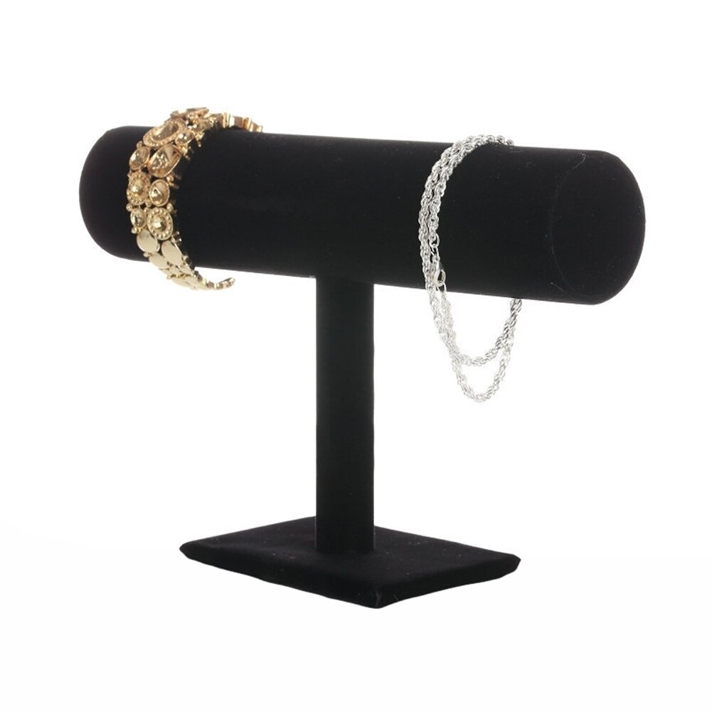 Generic Fashion Velvet Bracelet Bangle Necklace Jewelry Display Stand Holder Organizer