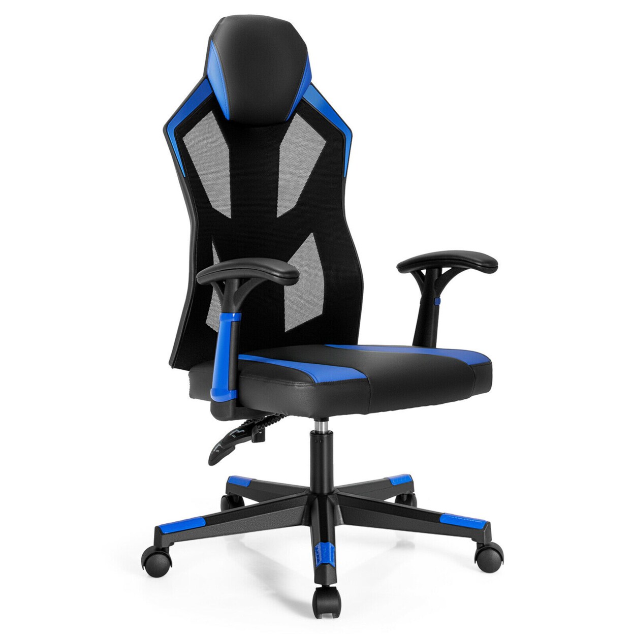  GYMAX Gaming Chair Office Chair, Adjustable Swivel