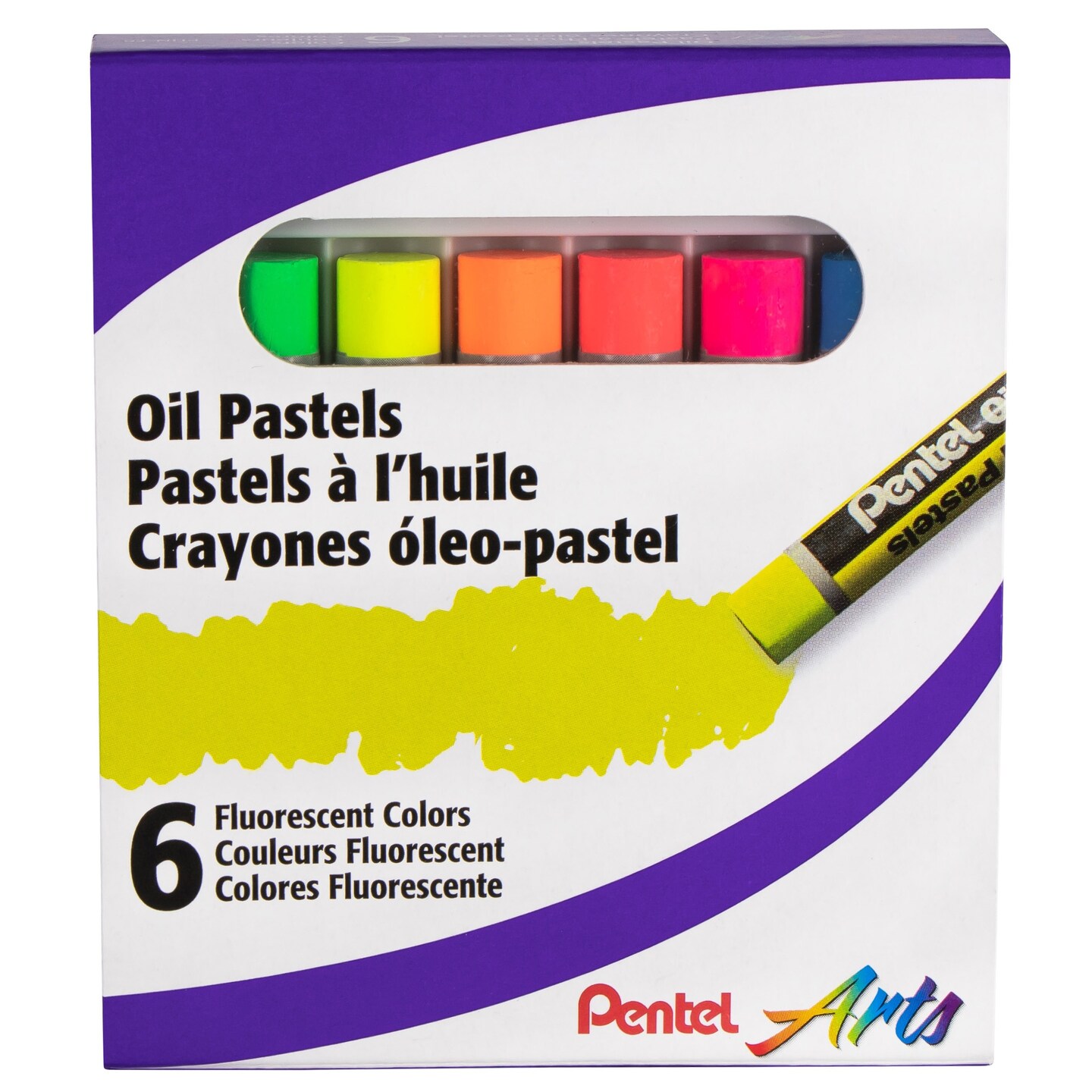 Pentel Oil Pastels-Fluorescent
