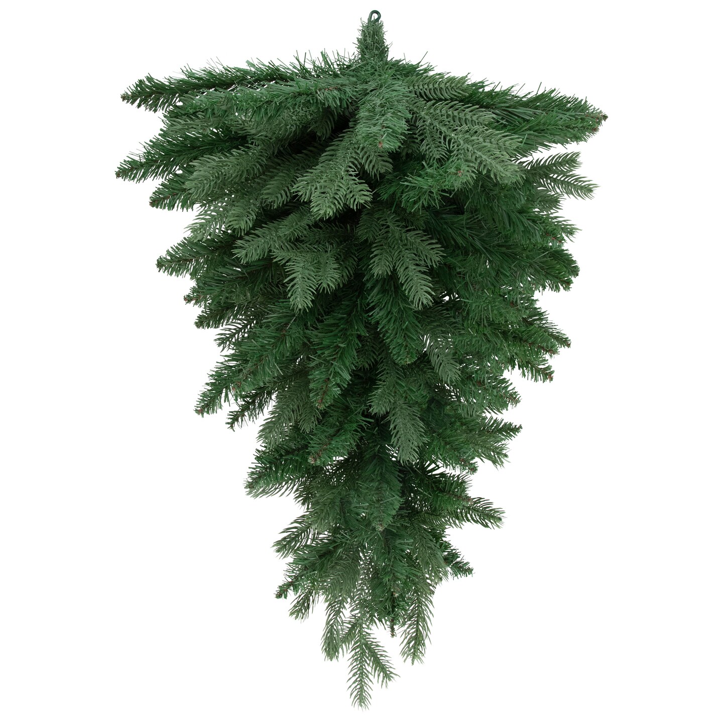 Northlight Real Touch&#x2122;&#xFE0F; Mixed Eden Pine Artificial Christmas Teardrop Swag - Unlit - 30&#x22;