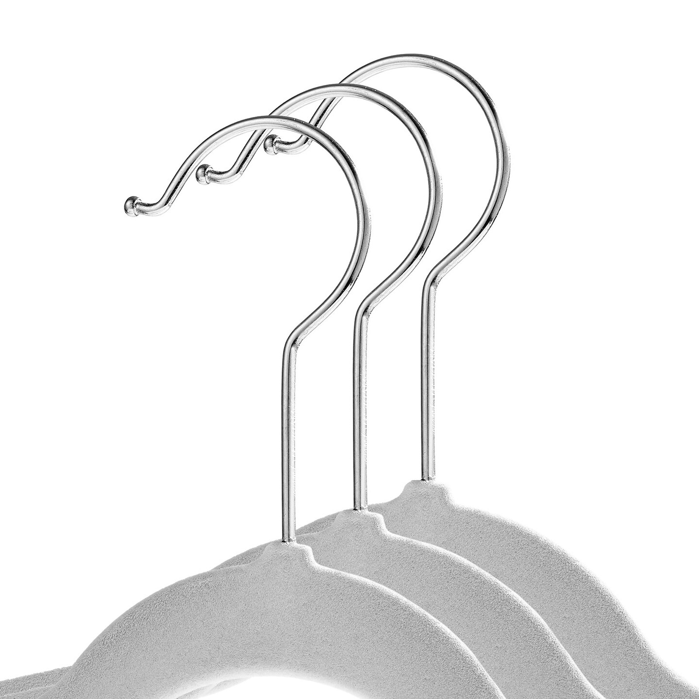 Casafield 50 Velvet Kid's Hangers - 14" Size for Children's Clothes