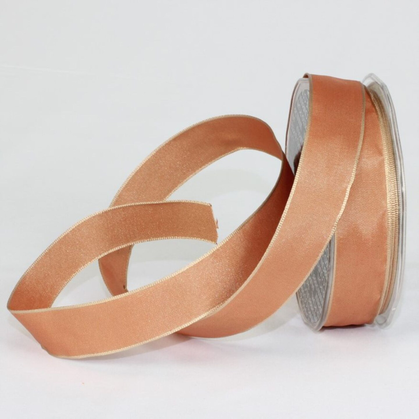 The Ribbon People Camel Brown Solid Wired Craft Ribbon 1" x 54 Yards