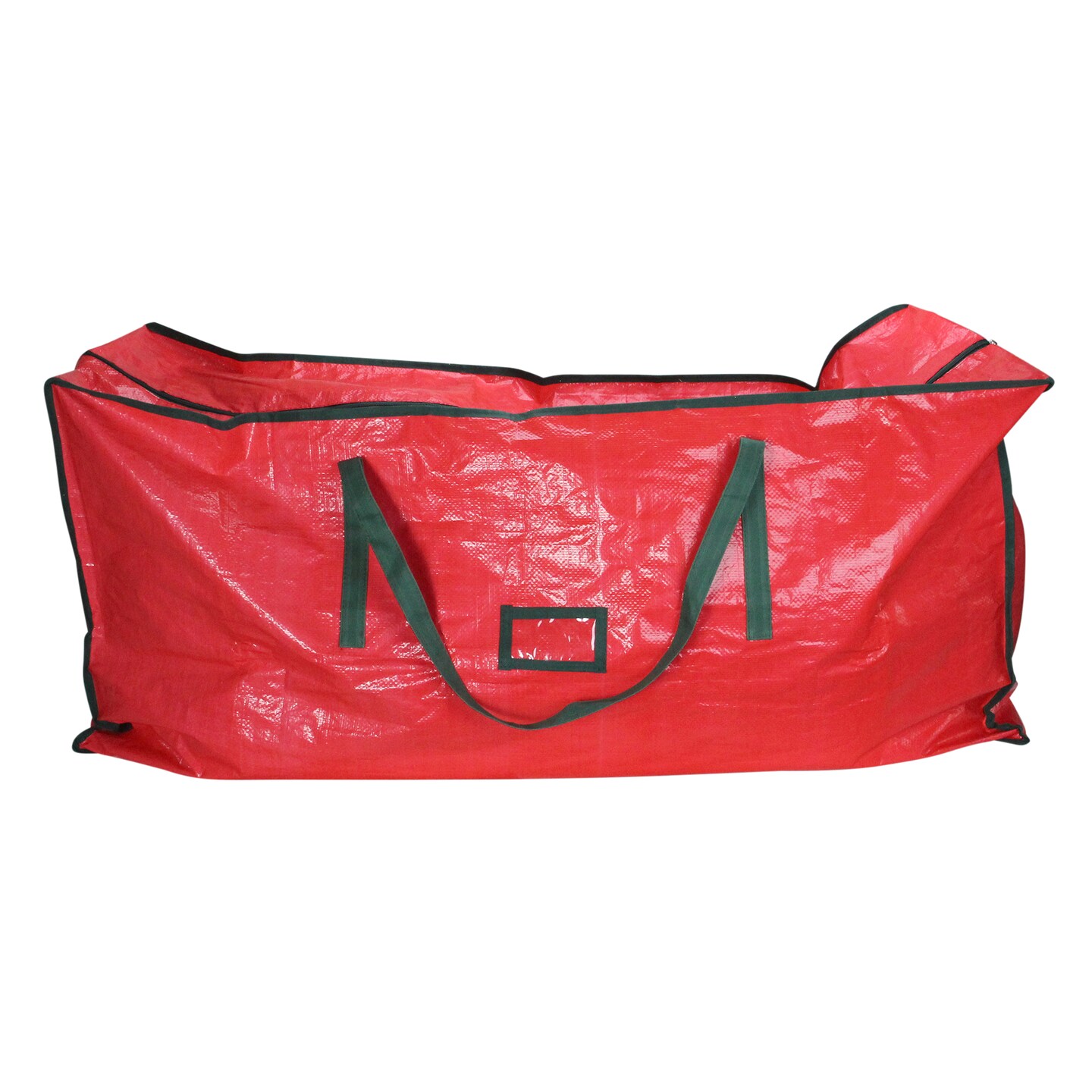 Northlight 43&#x22; Red and Green Canvas Multipurpose Christmas Storage Bag