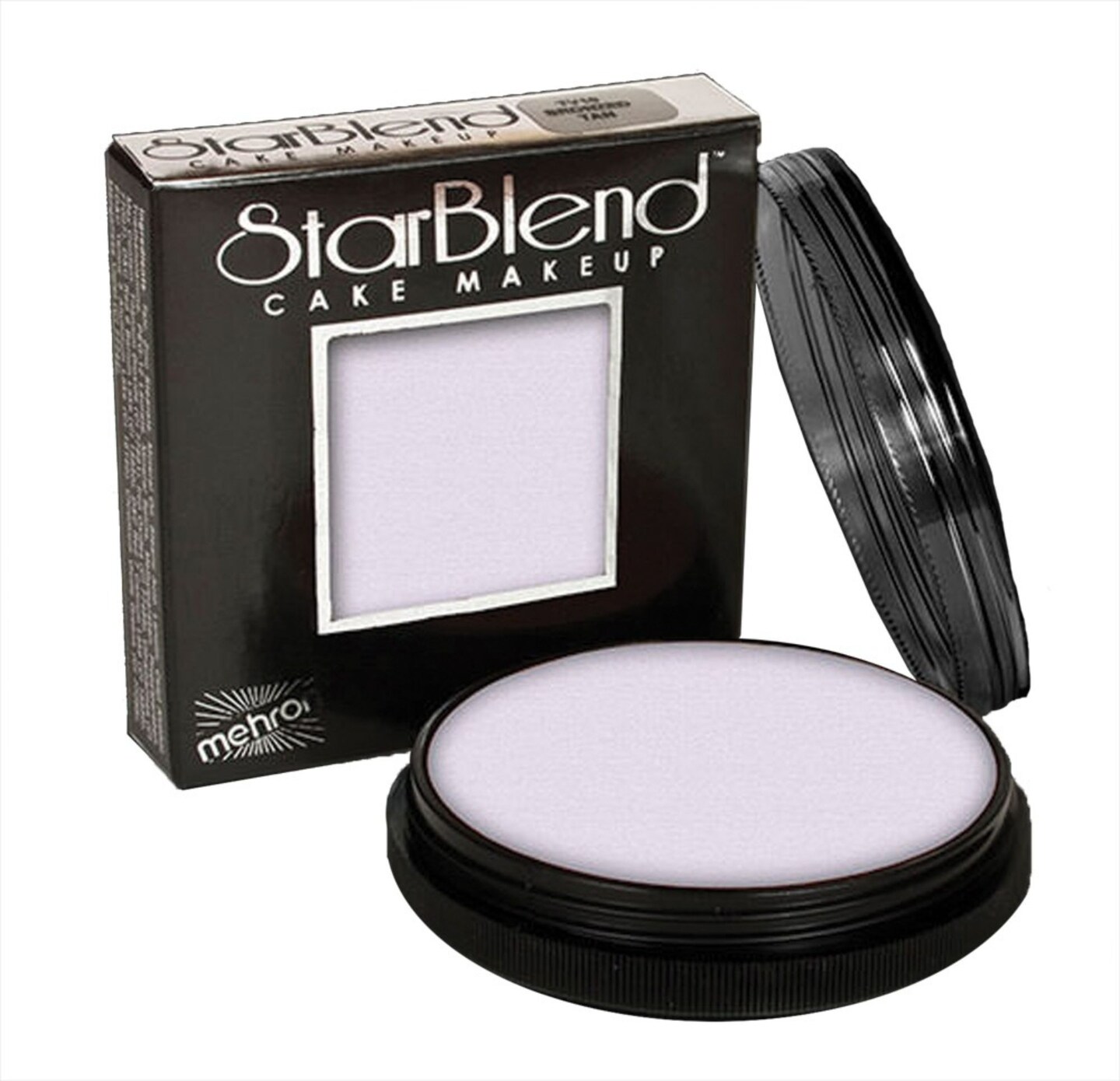 The Costume Center White and Black Star Blend Cake Unisex Adult Halloween Makeup Costume Accessory 2 oz.