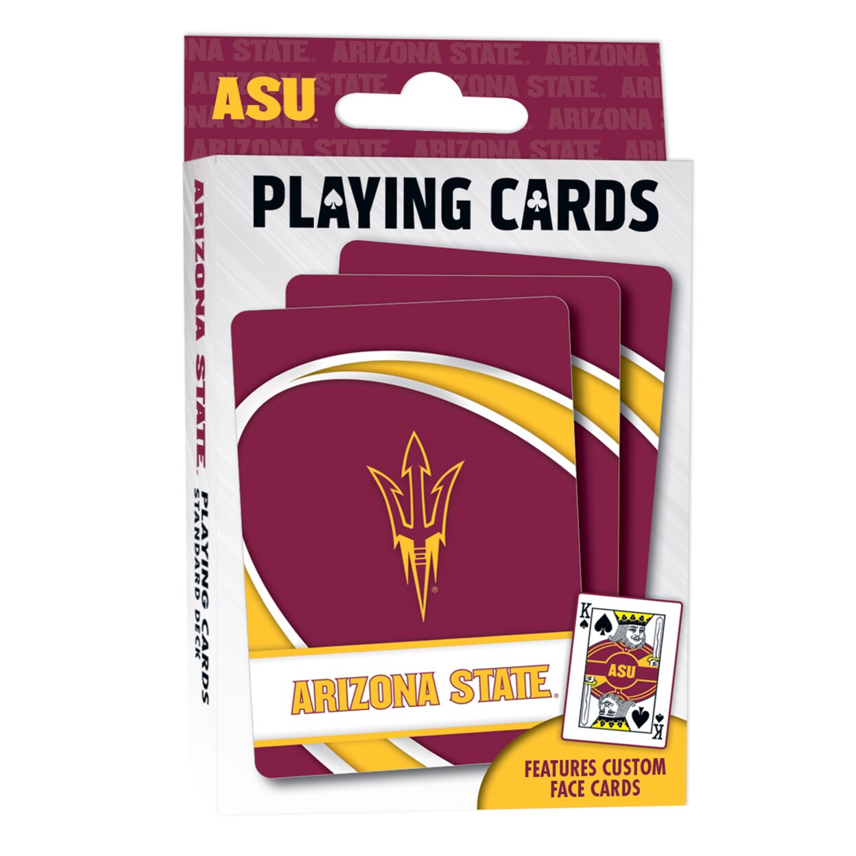 Masterpieces Officially Licensed NCAA Arizona State Sun Devils Playing Cards - 54 Card Deck for Adults