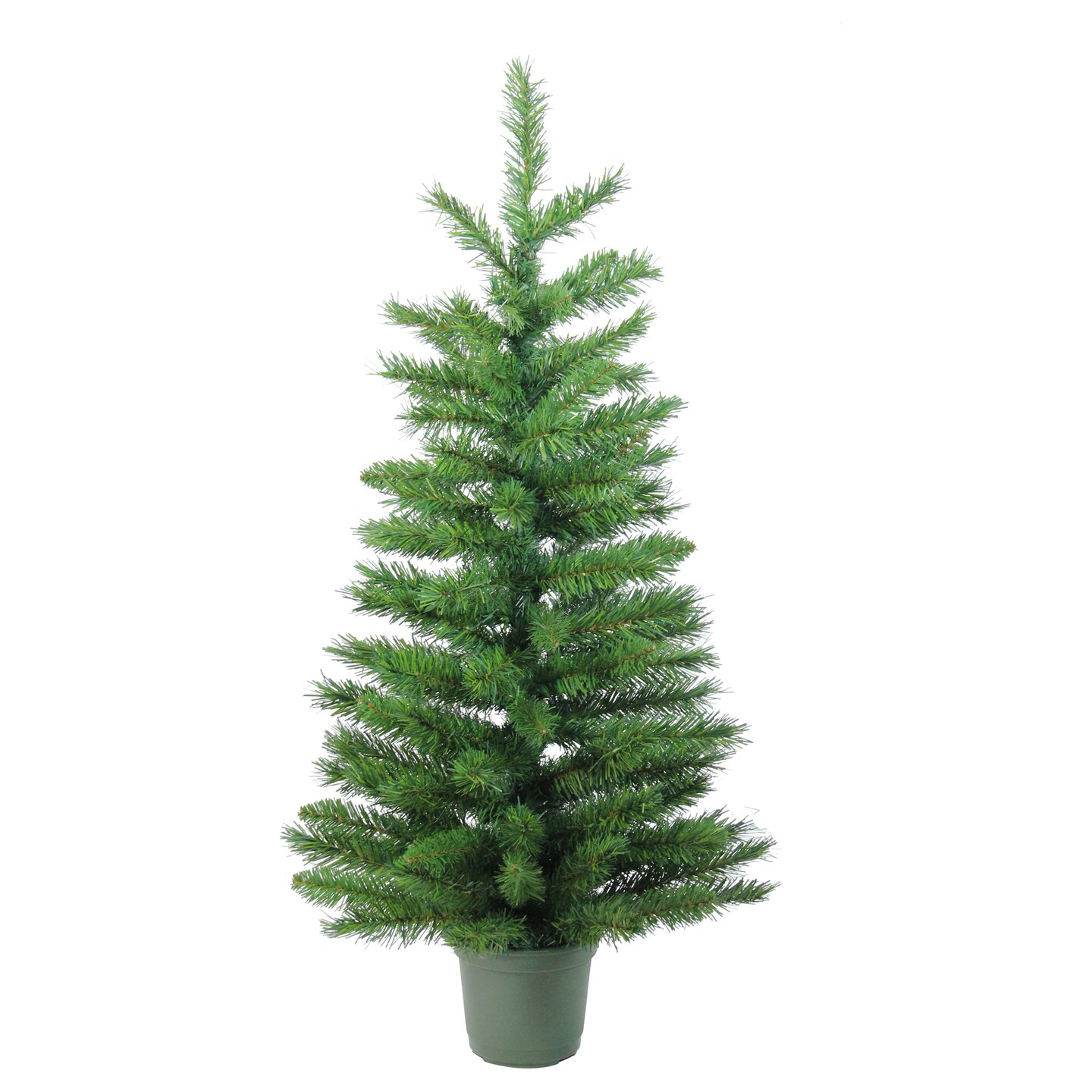 Northlight Norway Spruce Medium Potted Artificial Christmas Tree - 3' - Unlit