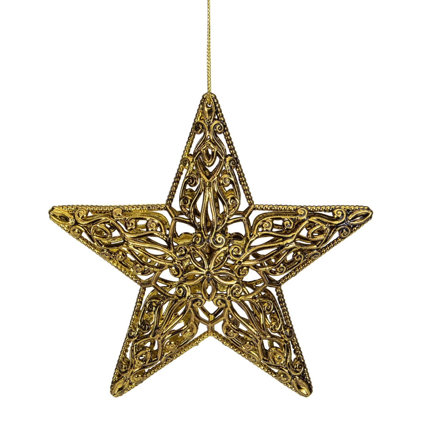Northlight Filigree Star Christmas Ornament - 4&#x22; - Gold
