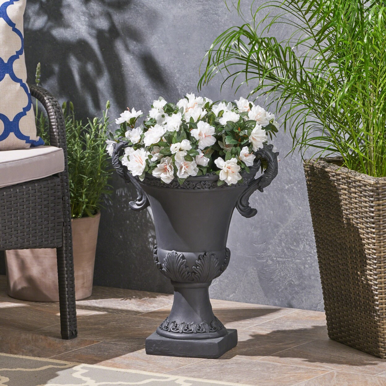 Urn Planters  Concrete Urn Planters