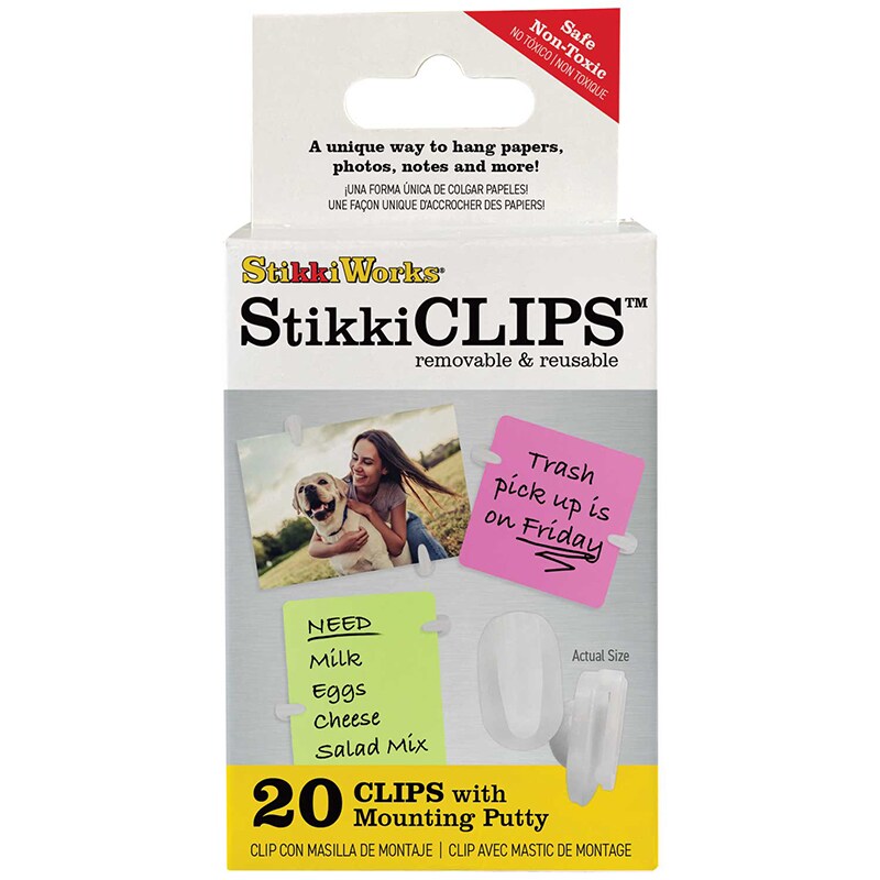 Stikki Clips With Mounting Putty Michaels