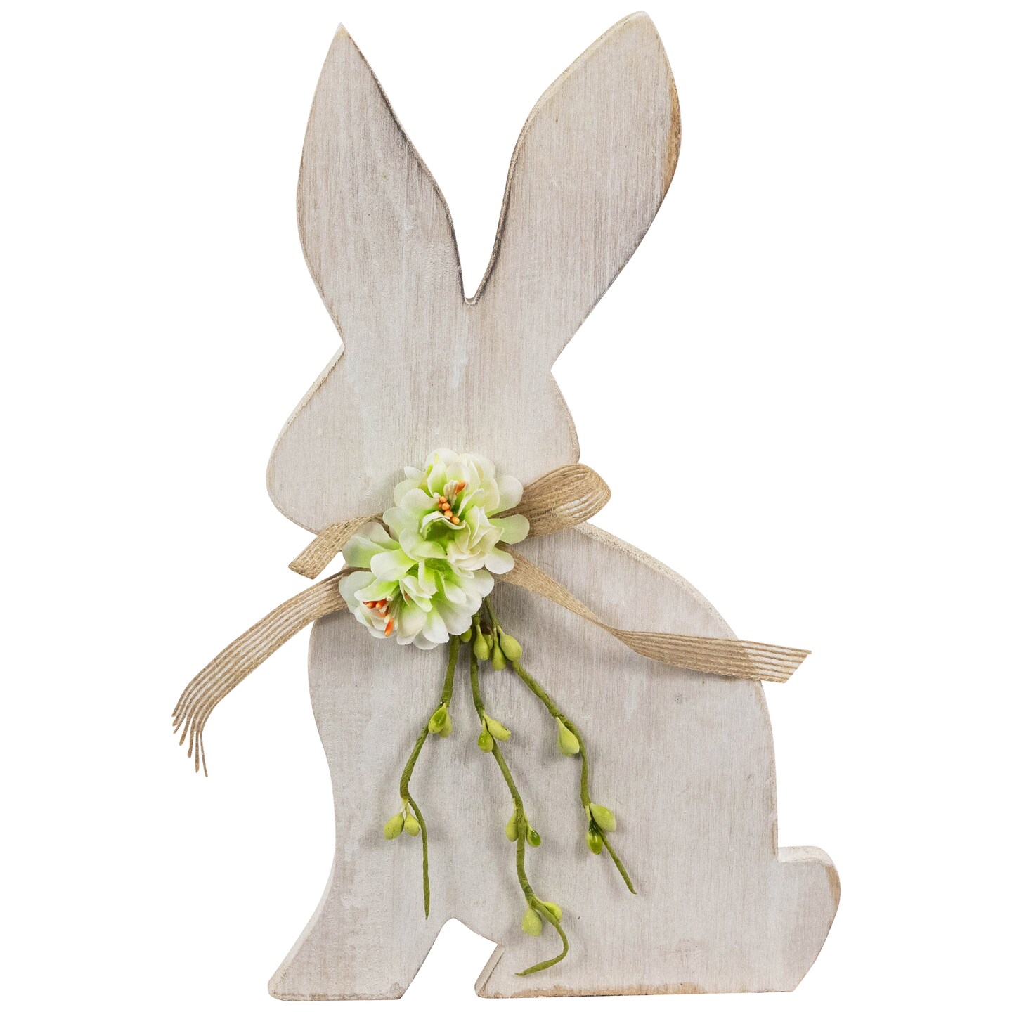 Northlight Distressed Rabbit Silhouette Easter Decoration - 11.25&#x22;