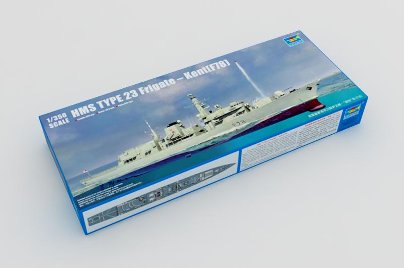 Trumpeter  1/350 HMS-KENT (F78) 1/350 Plastic Model