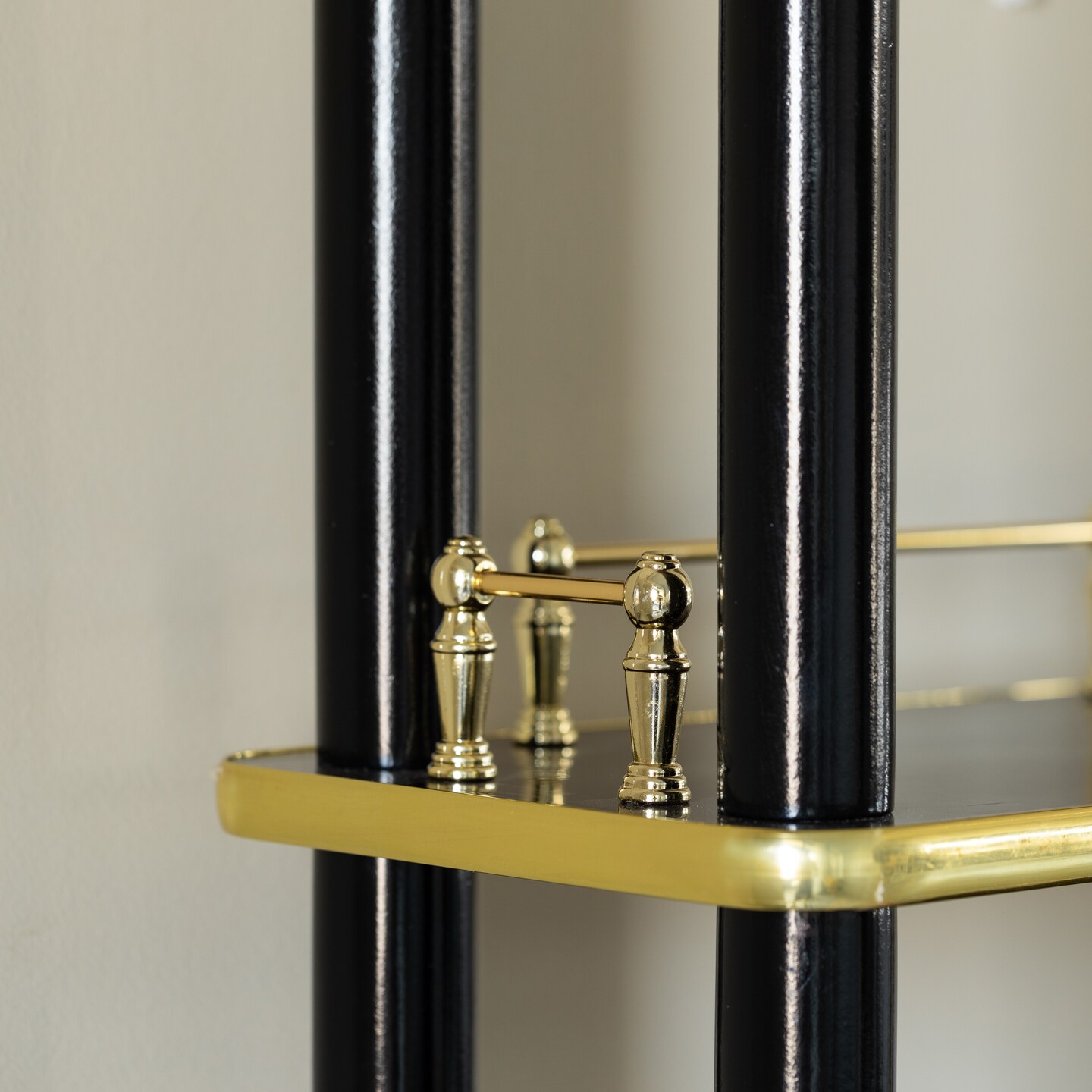 Classy and Elegant 4 Tiered Multifunctional Wooden Open Bar Shelves, Modern Console Table, Coffee Bar Accessories, Coffee Bar Cabinet, Tea Bar and Wine Bar Table