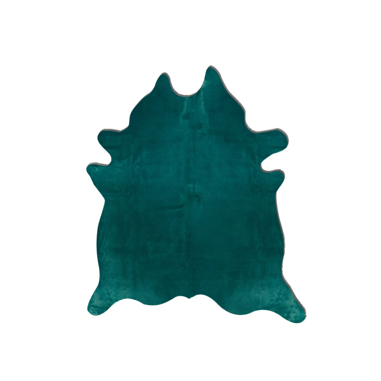 Natural Geneva Cowhide Rug Verde 1-Piece Handmade Brazilian Quality