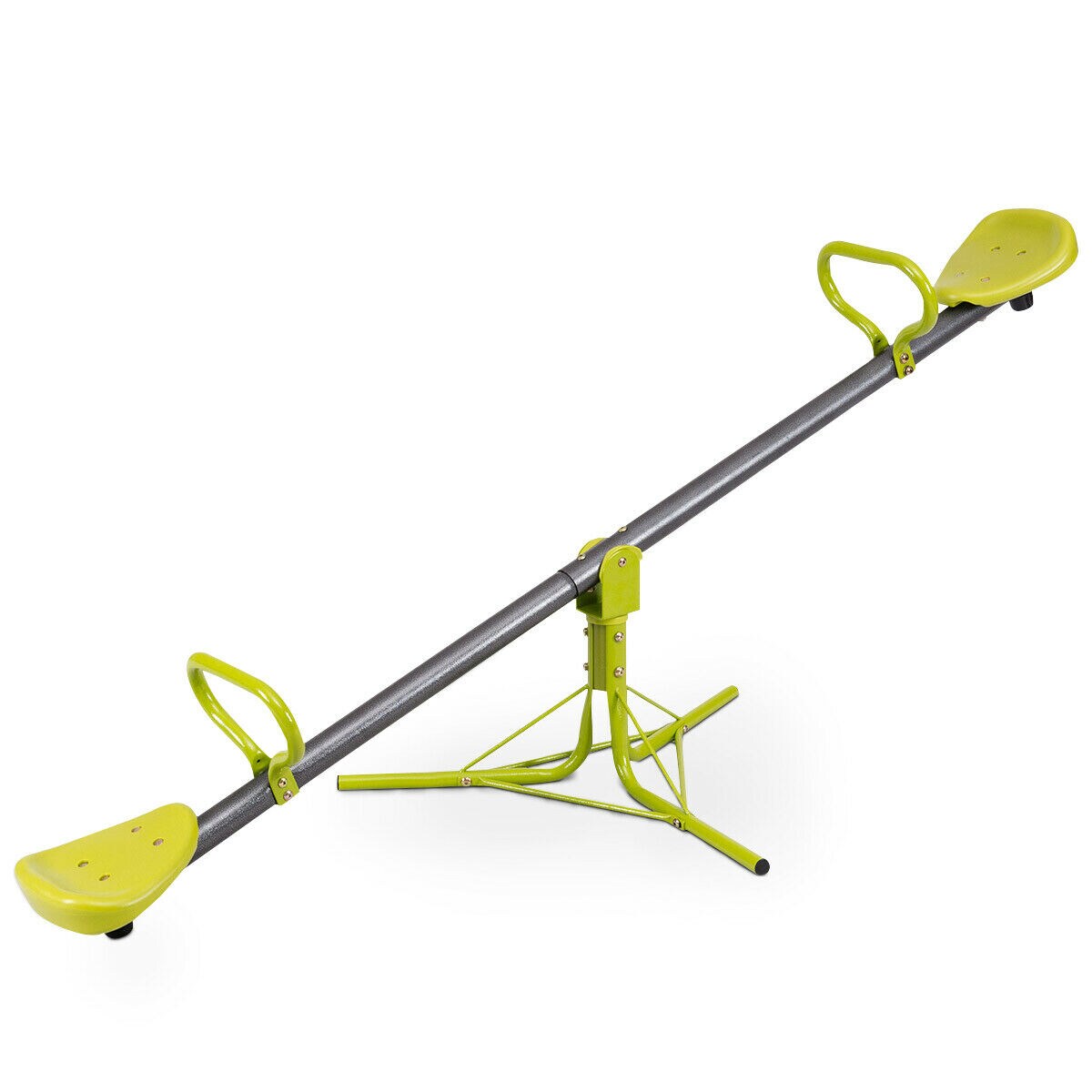 Kids Seesaw Teeter Totter Outdoor Play Set 360 Degree Rotation Toy Children